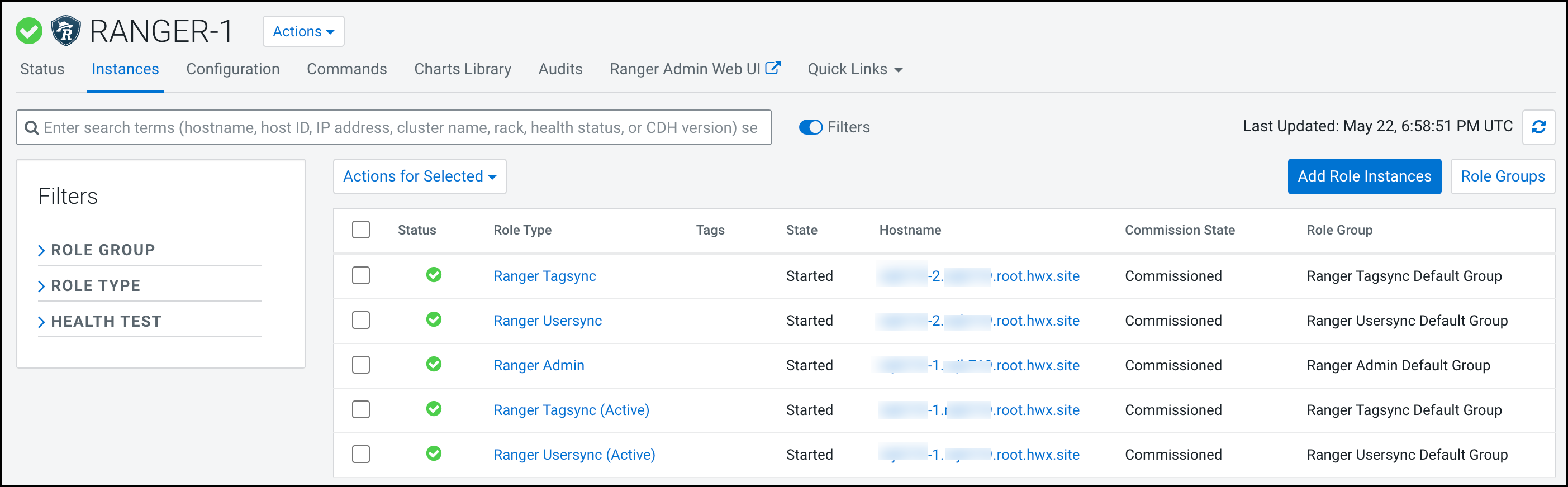 Usersync and Tagsync running in High Availability mode