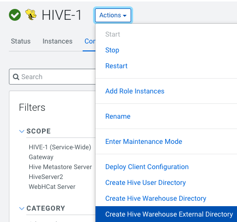 Create Hive Warehouse Directory