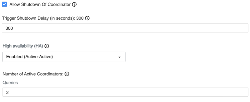 Admission Control Configure