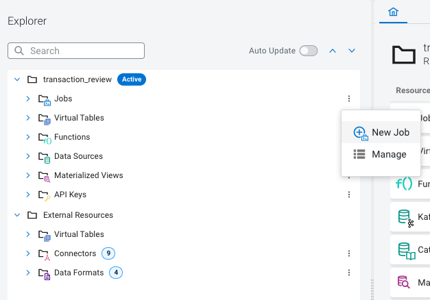 Getting started with SQL Stream Builder