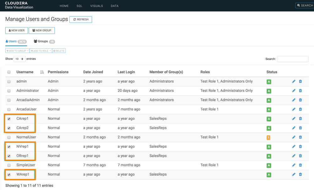 oracle assign user to resource group