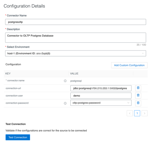 Image of a Trino Federation Connector configuration screen