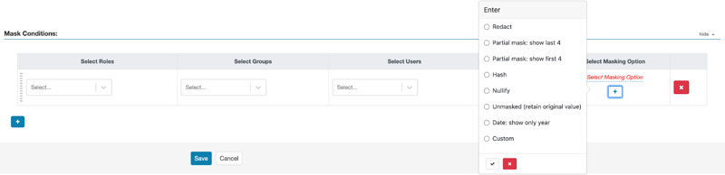 Ranger Trino policy column masking