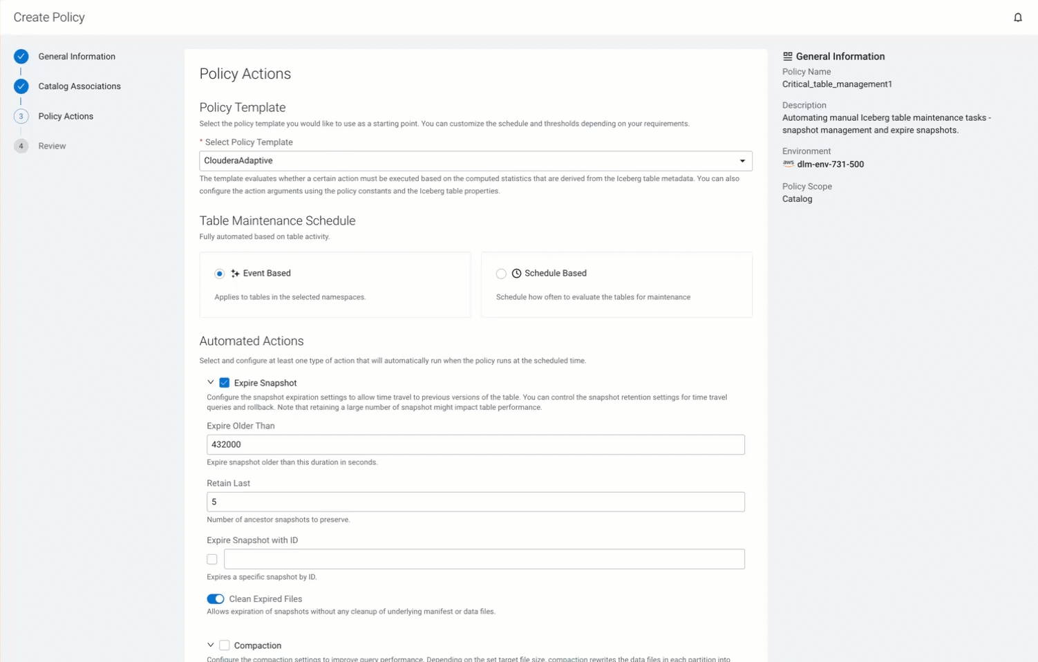 The GIF image shows the Namespace Associations tab and the tab details.