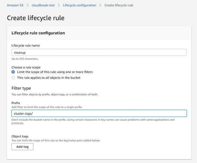 allow to configure s3 subpath (bucket prefix configuration