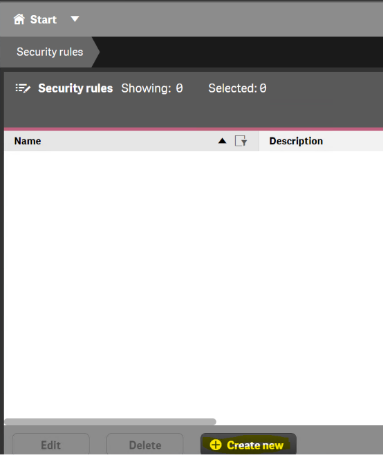 Create Security Rule